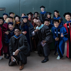 SFSU beautiful faculty at commencement